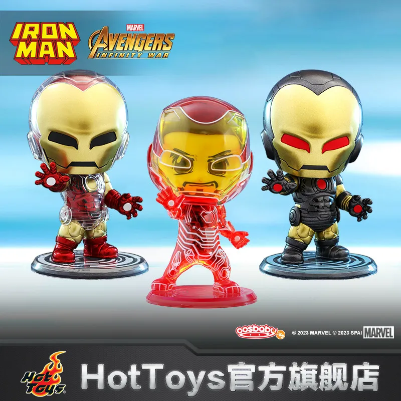 

Hot Toys Cosbaby Avengers 3 Iron Man Cosb800 Cosb867 Cosb907 Movie Tv Merchandise Desktop Decorative Ornaments Collectibles