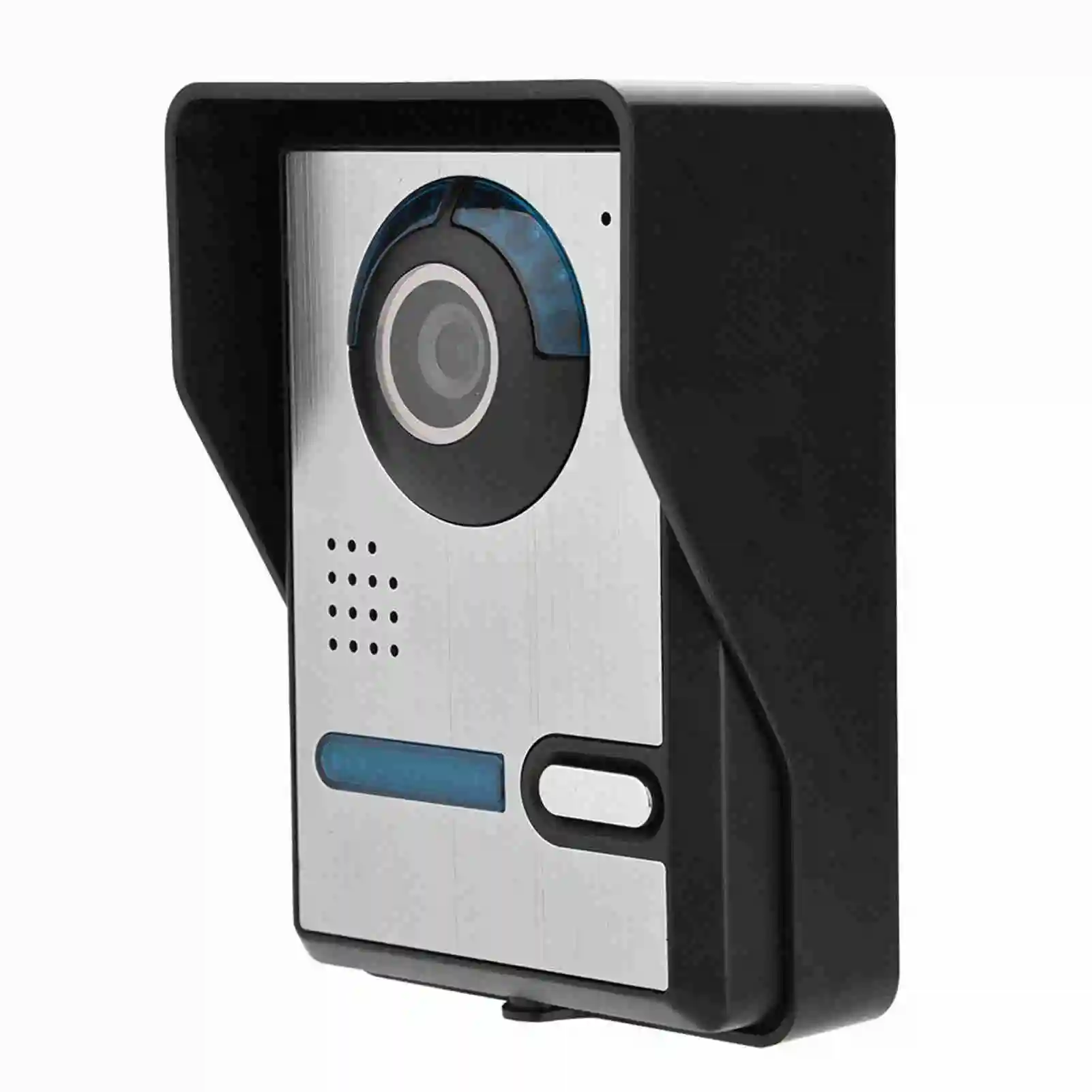 Kit citofono campanello videocitofono da 7 pollici Monitor visione notturna Kit campanello per sistema di telecamere elettroniche domestiche di sicurezza intelligente antipioggia