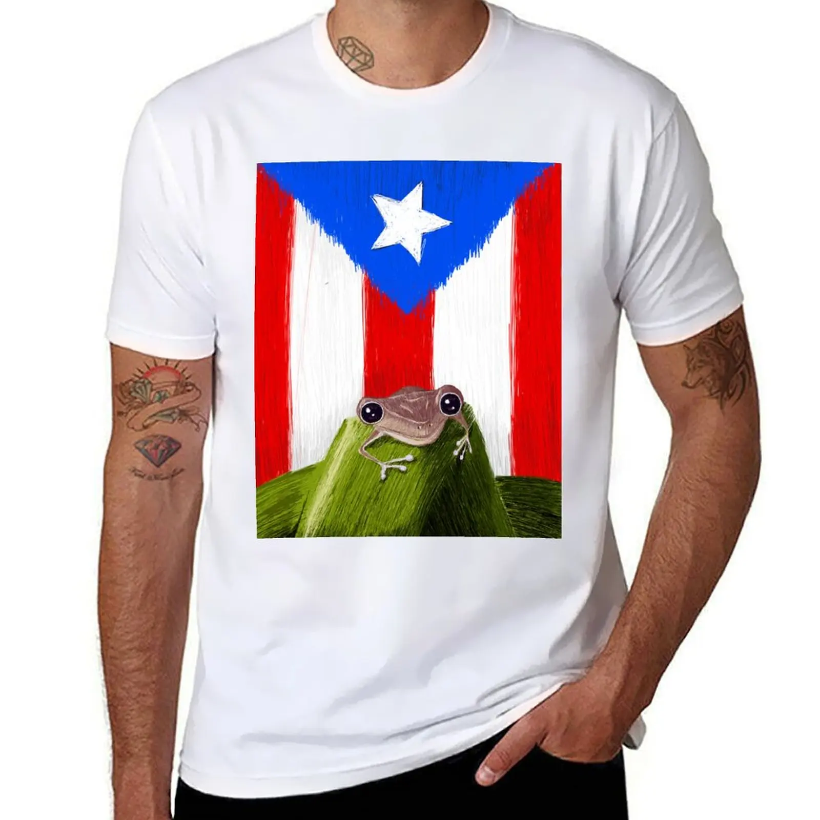 

Coqui Puerto Rico T-Shirt man t shirt summer t shirts for man graphic vintage T-Shirt