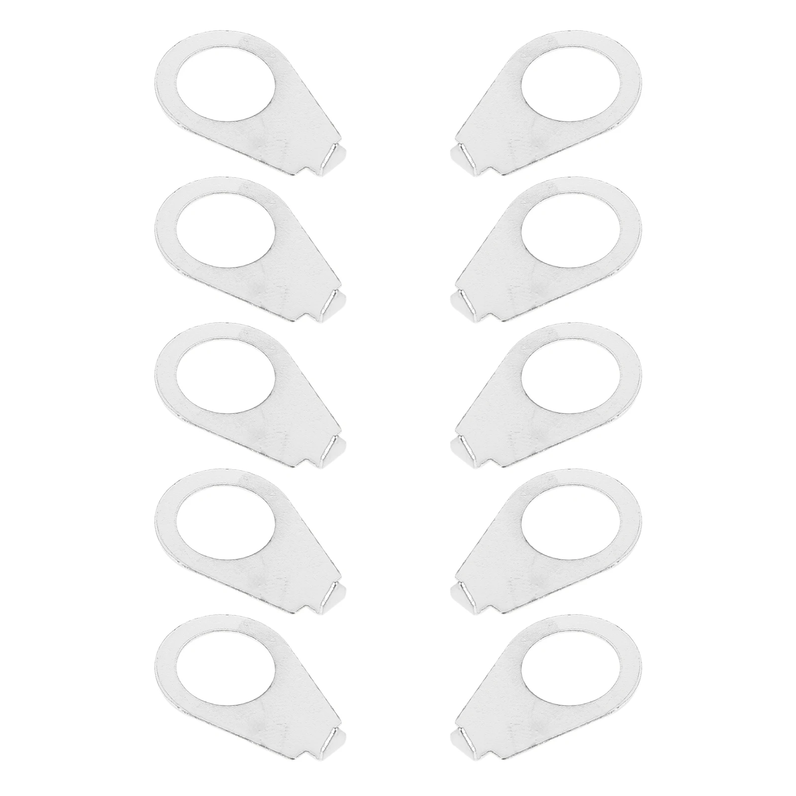 

10 Pcs Guitar Knob Indicator Board Electric Potentiometer Control Pointers Dashboard Parts Iron Markers Accessories