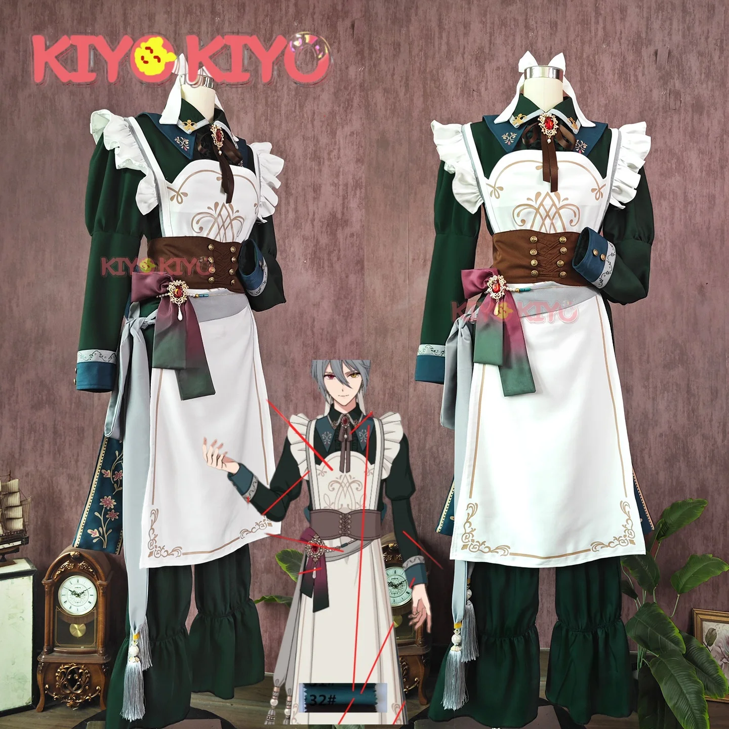 Косплей-костюм «Обещание волшебника Оуэна» от KIYO-KIYO для Хэллоуина и игр. Возможен индивидуальный пошив по размеру.