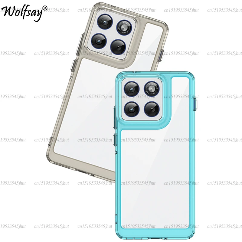 حافظة شفافة لهاتف موتورولا إيدج 70 حافظة سيليكون ملونة غطاء خلفي موتو إيدج 70 حافظة لهاتف موتو X70 اير إيدج 70 #1