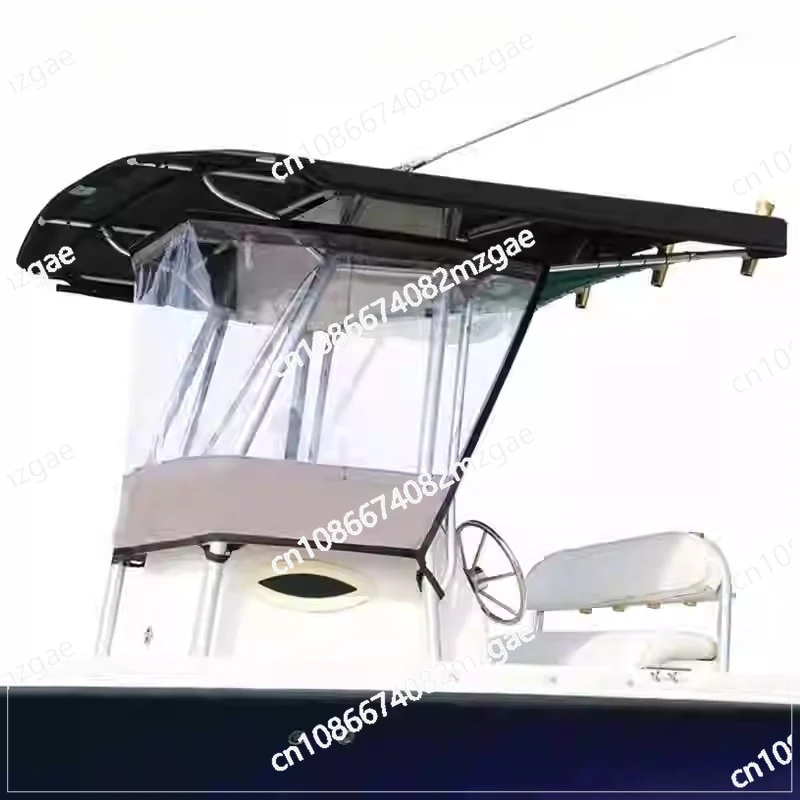 Windshield awning yacht windshield rainproof awning with PVC windshield