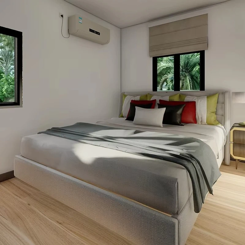 فيلا جاهزة حديثة سهلة التركيب منزل حاوية قابلة للطي من طابقين مع 3 غرف نوم منزل حاوية قابلة للتوسيع #4