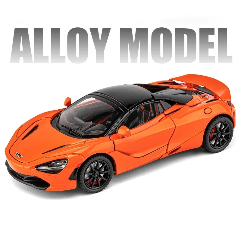 1:24 mclaren 720s Spinne Supersport wagen Legierung Auto Druckguss & Spielzeug fahrzeuge Auto Modell Sound und Licht zurückziehen Auto Spielzeug Geschenke