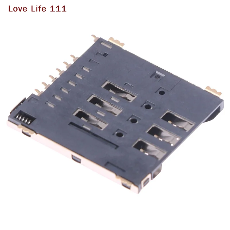 New MUP-C792 Original SIM Card Connector Patch Self-piercing 6 +1 P SIM Card Slot Socket