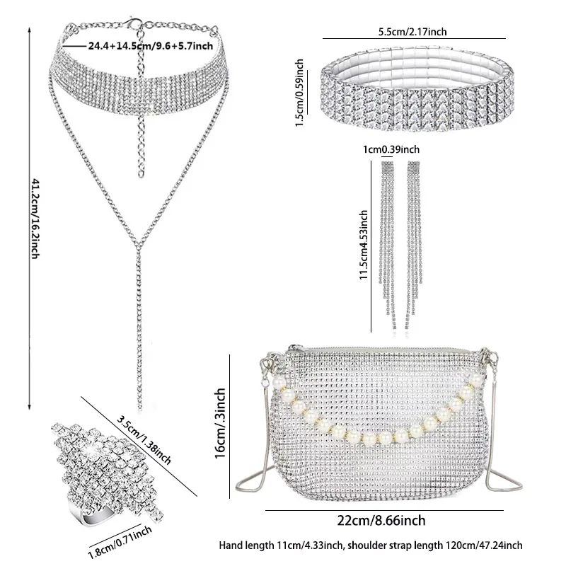 5ชิ้น70s ชุดอุปกรณ์เสริมสำหรับผู้หญิงชุดดิสโก้สำหรับปาร์ตี้ฮาโลวีนคริสต์มาส