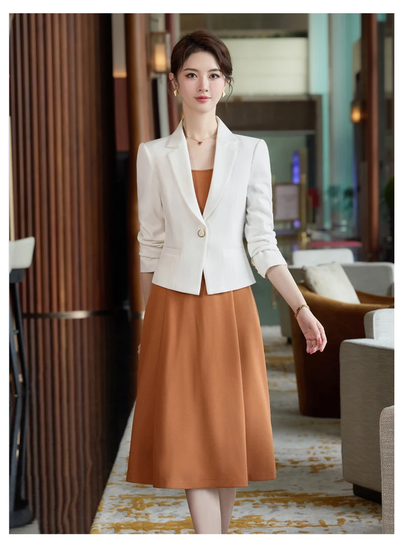 

Женский блейзер 2021, весна-осень, новая короткая повседневная куртка с приталенной талией, элегантная офисная одежда