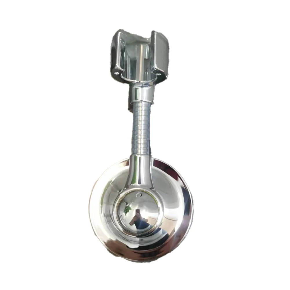 Camping Shower Accessory Silver Chrome Shower Head Holder Easy Installation Elegant Silver Chrome Finish Bathroom Setup