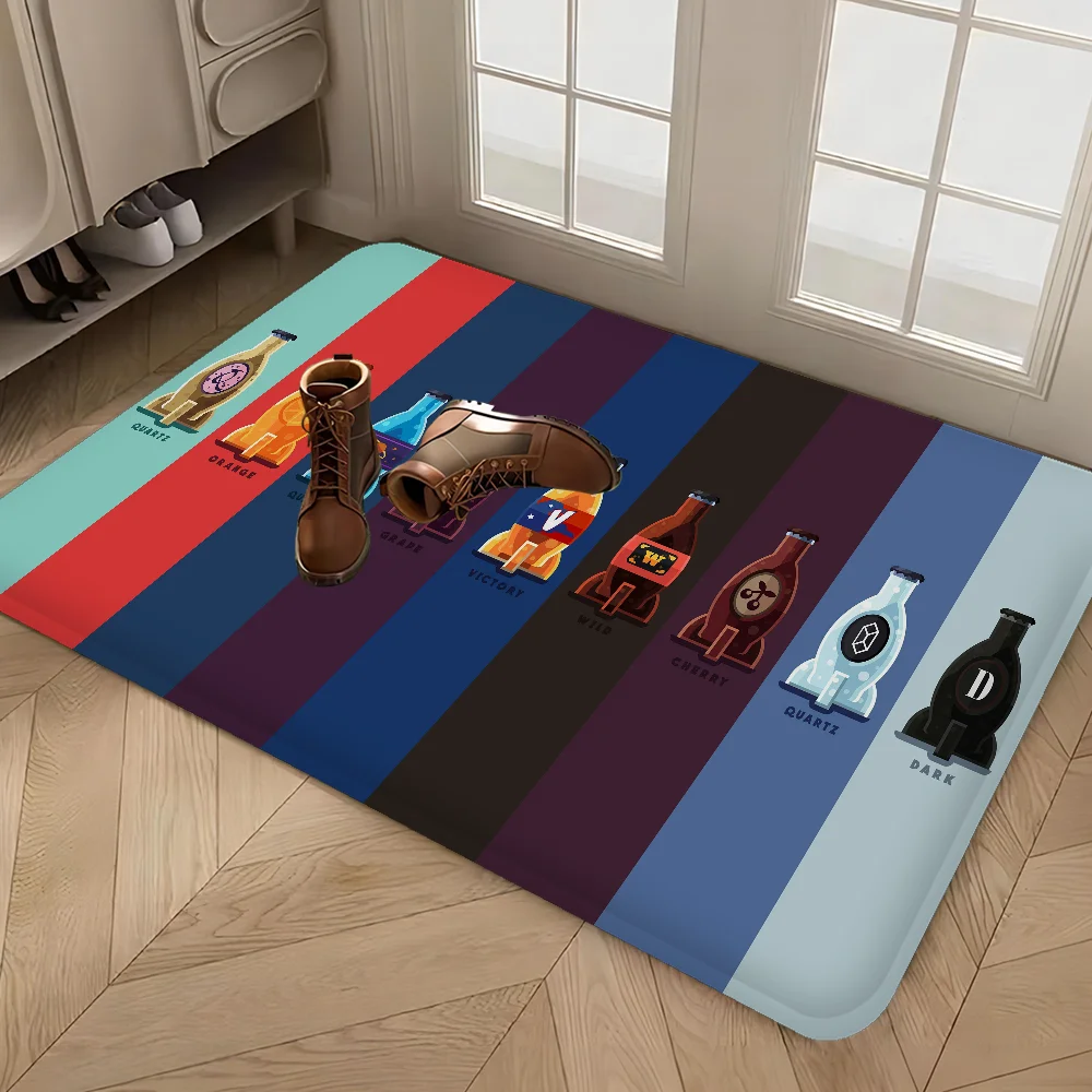 F-Fallout-T المدخل السجاد مستطيل المضادة للانزلاق المنزل لينة Badmat الباب الأمامي داخلي سجادة خارجية ممسحة منطقة البساط