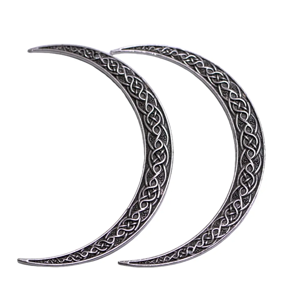 

Viking Moon Crescent Hairpins for Women – Gothic Metal Hair Sticks, Retro Updo Pins for Cosplay & Renaissance Festival