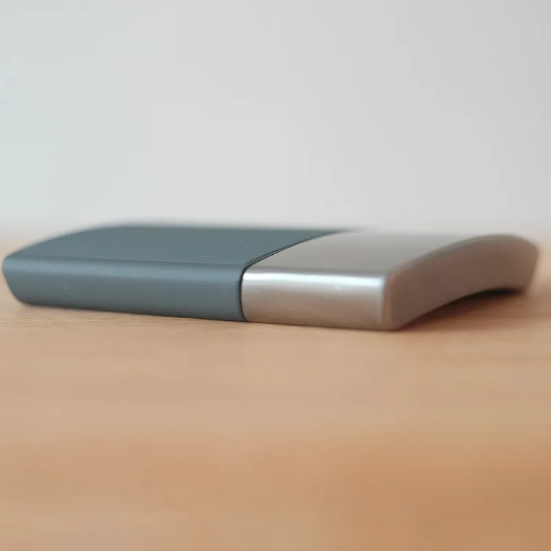 جديد 1 قطعة علبة سجائر رجال الأعمال وعاء من الستانليس ستيل الأسود رقيقة حامل علبة السجائر 10 السجائر سطح جلد