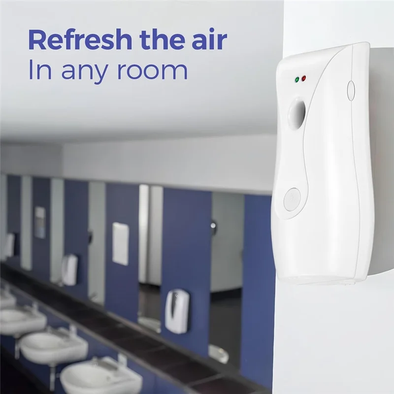 A76X-Automatic Air Freshener Dispensers (2Pack), Aerosol Spraying Machines, Wall Mounted Or Freestanding, Adjustable Timer