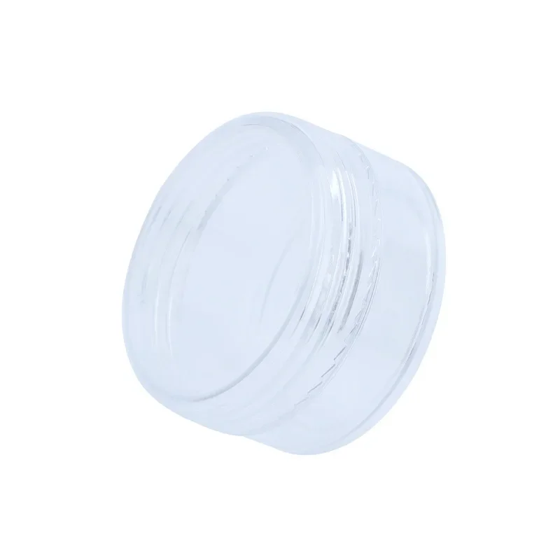 50pcs 20g 15g 10g 5g 3g Empty Plastic Cosmetic Makeup Jar Pots Transparent Sample Bottles Eyeshadow Cream Lip Balm Container