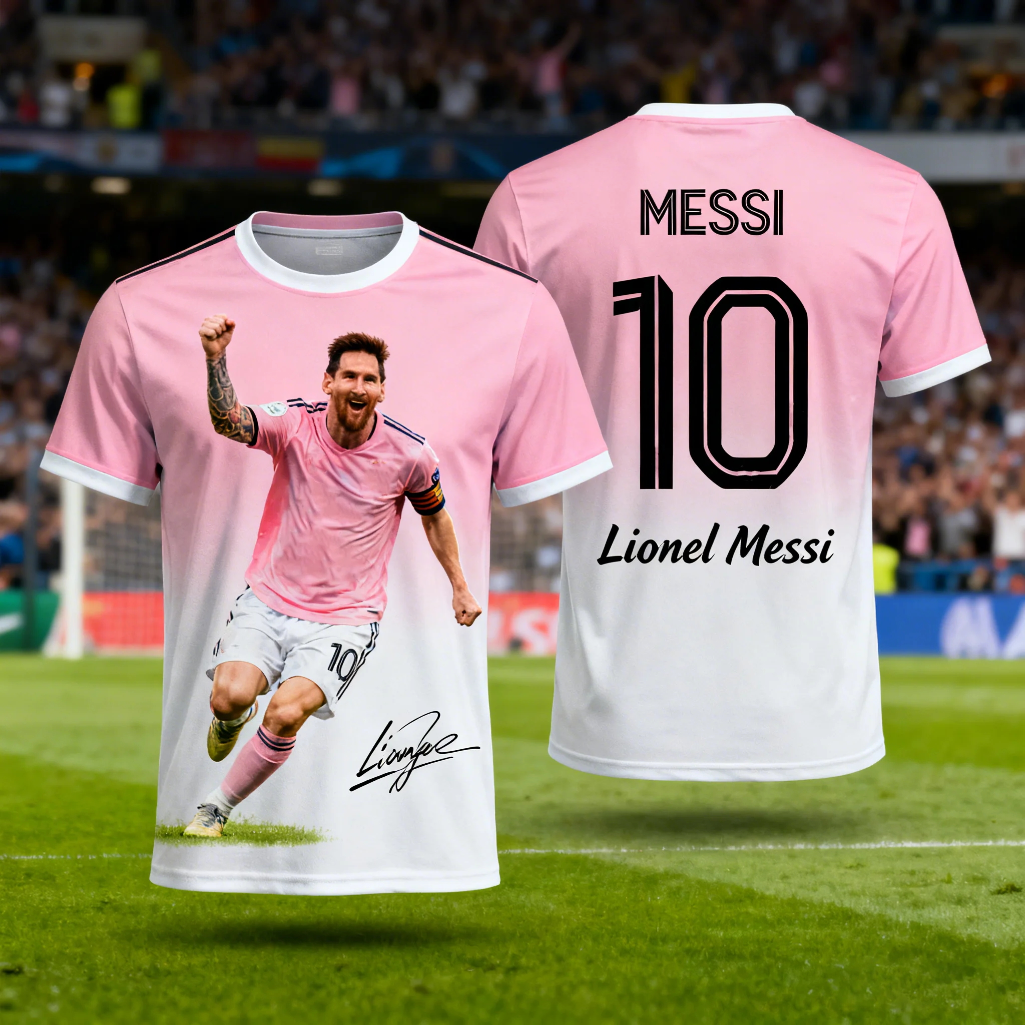 Messi Summer Superstar 3D Embroidered Jersey