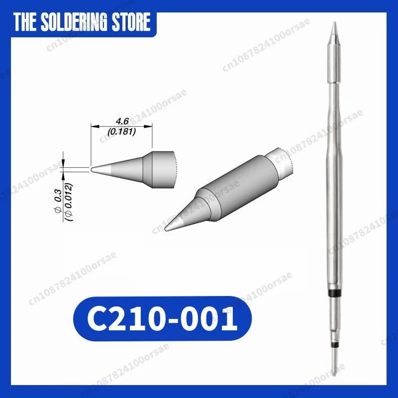 

C210 001 Cartridge for JBC SUGON AIFEN T210/T26 Soldering Handle, жало C210 Tip Replacement Accessory Tool