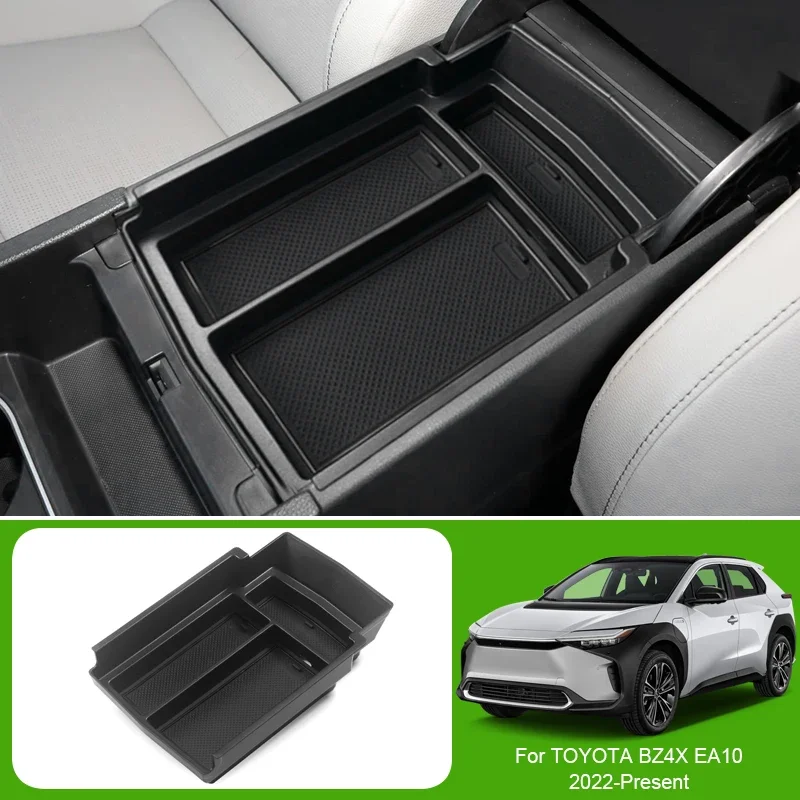 

For Toyota BZ4X HIGHLANDER COROLLA CROSS HARRIER 2020-Present Car Central Control Armrest Box Storage Auto ABS Tidying Box
