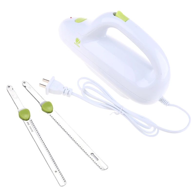 J6PE EU/CN Plug ручной Электрический зубчатый нож для хлеба нож для резьбы из нержавеющей стали для домашней кухни для резки холодного мяса и ветчины