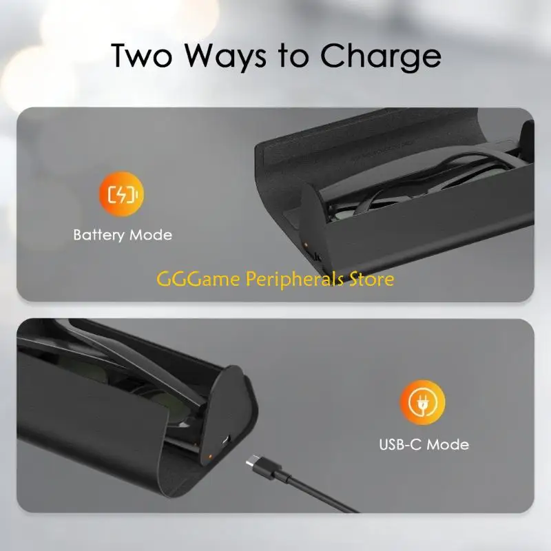 U55B Travel Case With Double Charging Mode And PU Material Foldable Storage