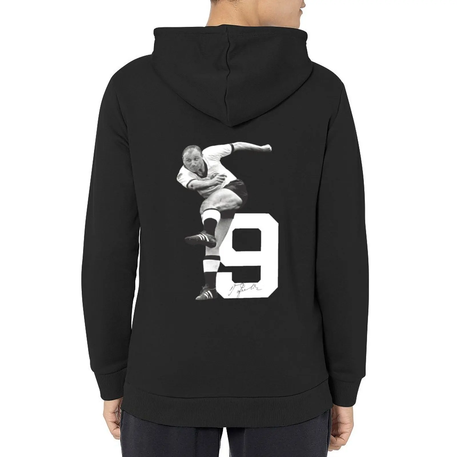 

Uwe Seeler Trikot signed with number Hoodie korean autumn clothes men wear anime clothes anime clothing japanese hoodie
