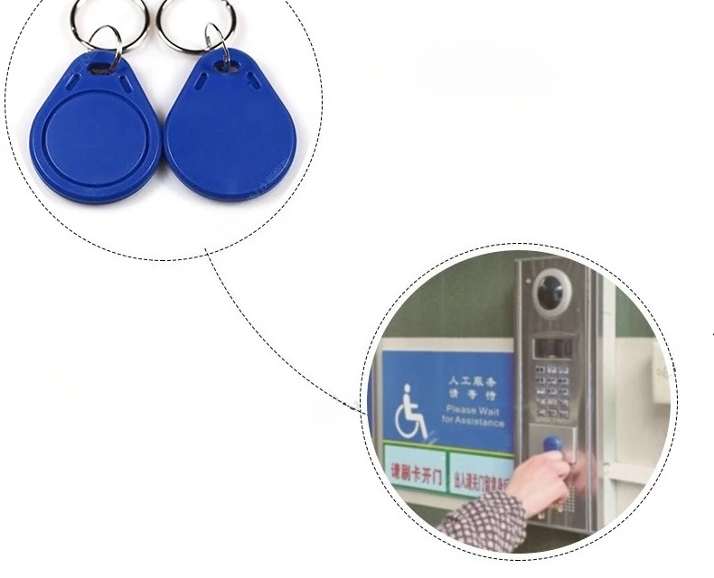 سلسلة مفاتيح NFC قابلة لإعادة الكتابة من CUID - شريحة MIFARE Classic 1K فارغة، تجاوز جدار الحماية، 13.56 ميجاهرتز توفر التخصيص #4