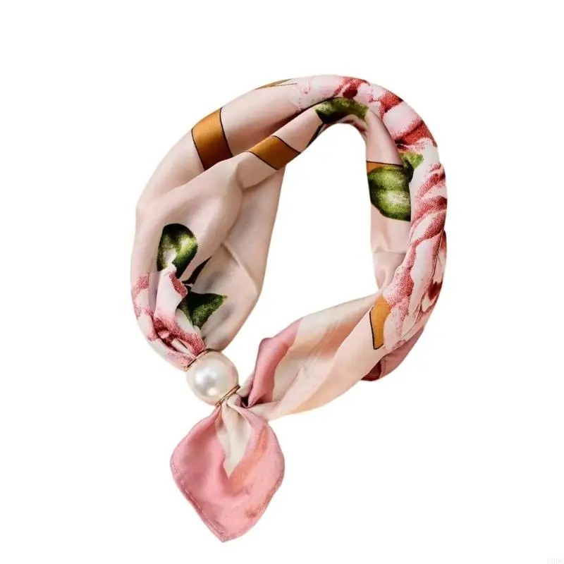 Daily Outfit Clasp Neck Scarf, Printed Fashion Collarbone Chain for Commute Styling, Gatherings and Travel Wear Y166