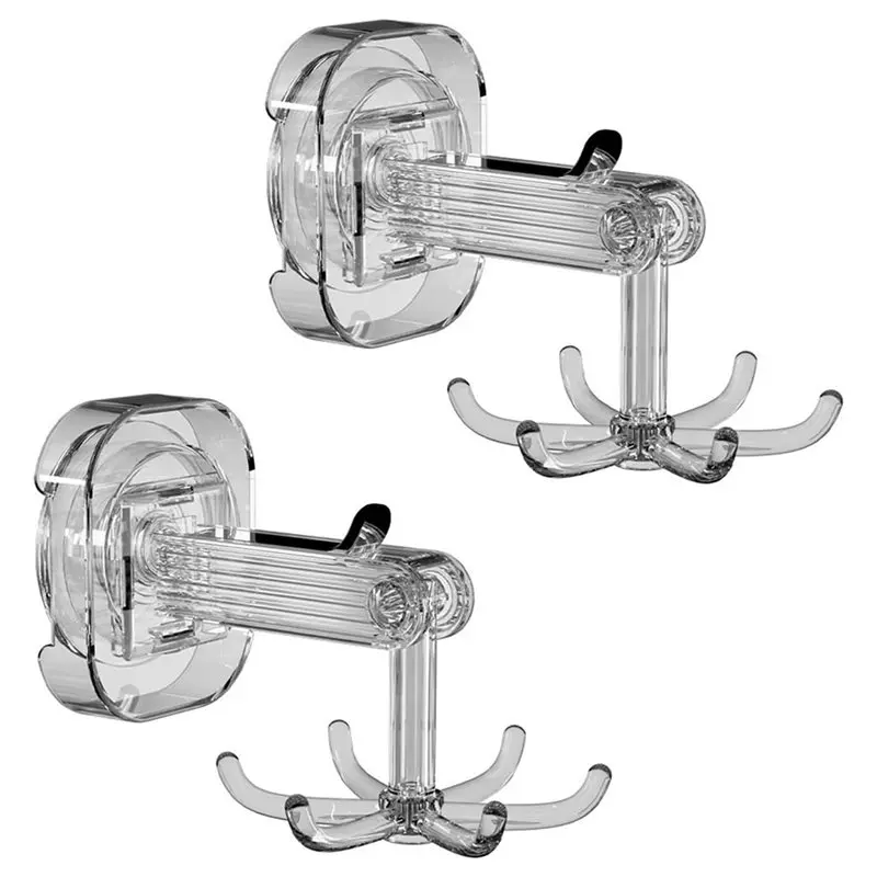 

Крючки-вращатели AK25 с присосками для подвешивания одежды, аксессуаров и полотенец