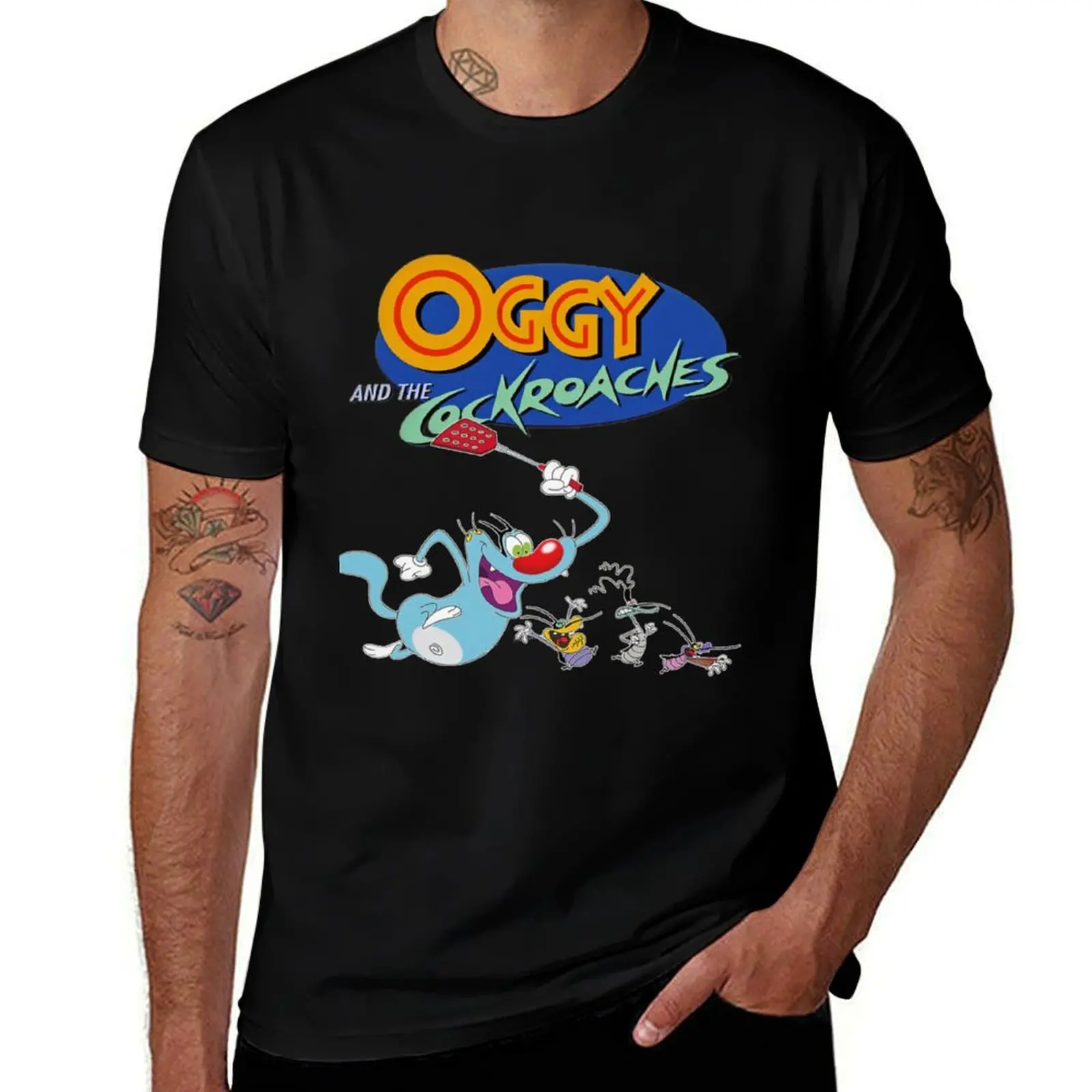 Oggy And The Cockroaches (72) T-Shirt Soft Lightweight Cotton T-Shirt