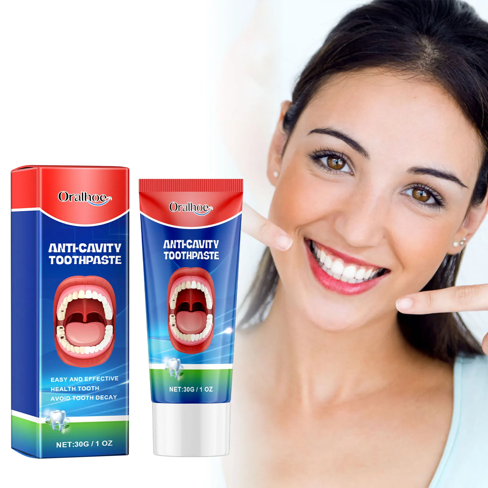 Anti Decay Toothpaste Deep Cleaning Decay Protect Teeth Remove Plaque Toothache Relieve Periodontitis Dental Caries Repair Cream