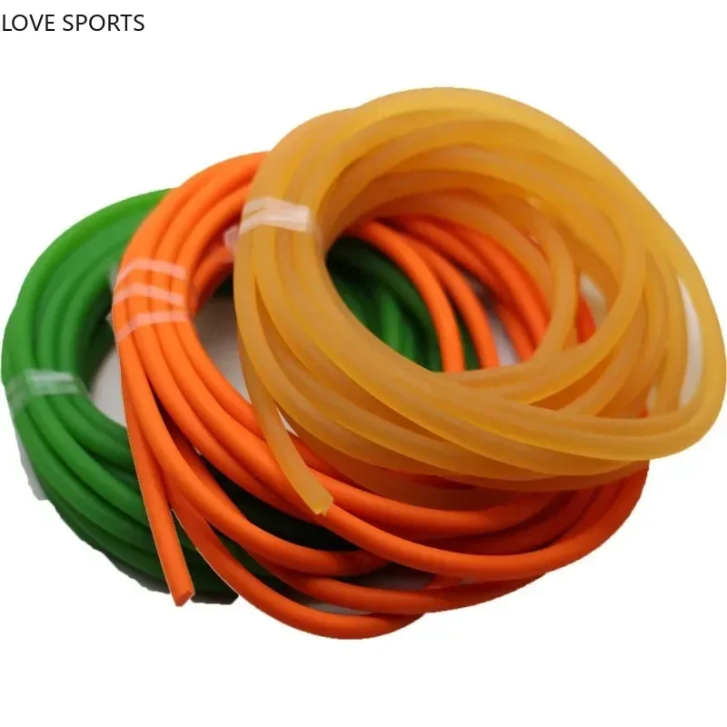 New 6mm Solid Rubber Fishing Line Elastic Band Strapping Fishing Line 5/10M Elastic Tennis Slingshot Rope Tied Line Fishing Rope