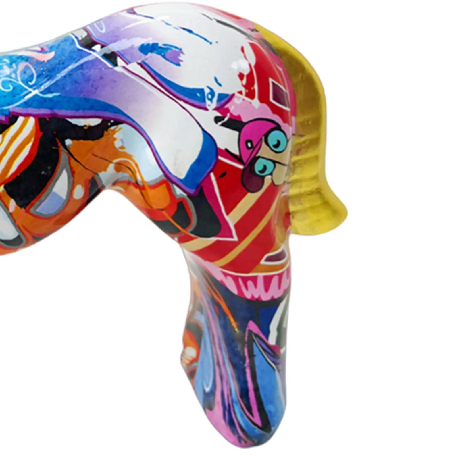 

Фигурки лошадей, устойчивые украшения из смолы, красочные статуи животных, художественные маленькие фигурки лошадей для гостиной, спальни, офиса, отеля