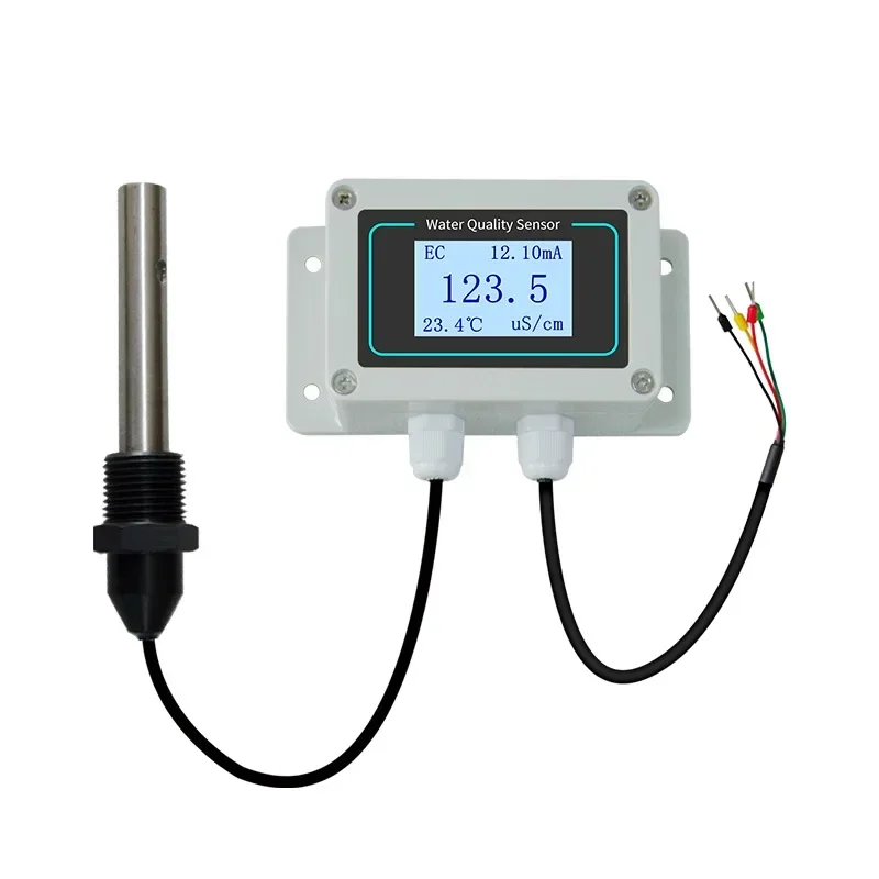 Latest Industrial Conductivity EC Accurate Numerical Selection Display Electrode Sewage Detection EC Sensor