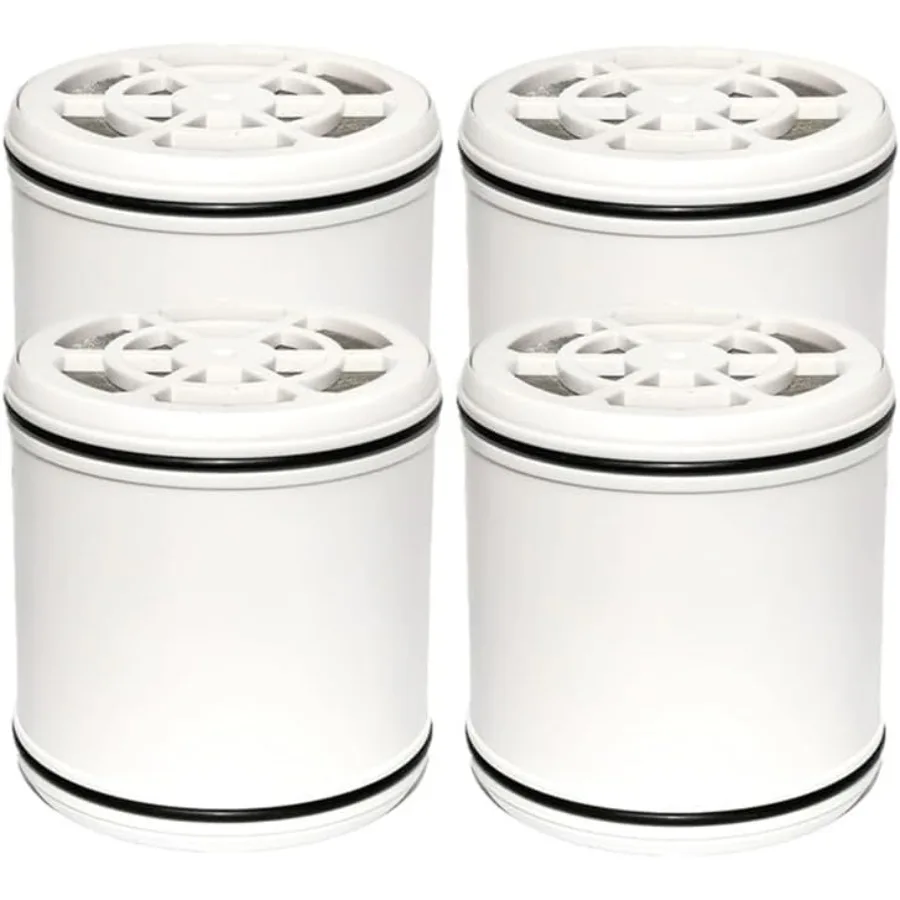 

Replacement Shower Filter Compatible with the Lucinn Pro Filtered Shower Head for Hard Water and Soft Water 4 Pack