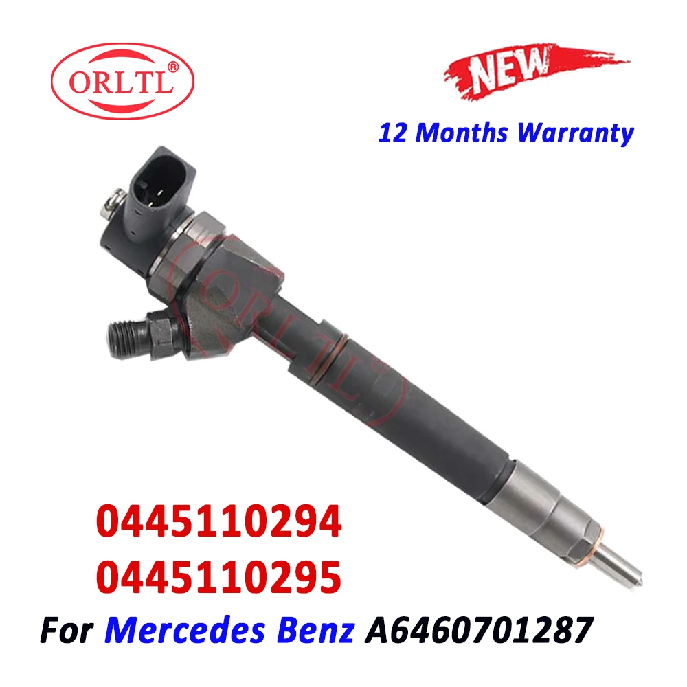 

ORLTL New 0445110294 Diesel Fuel Injector Assy 0445110295 For MERCEDES-BENZ A646 070 12 87 Auto 6460701287 0 445 110 294