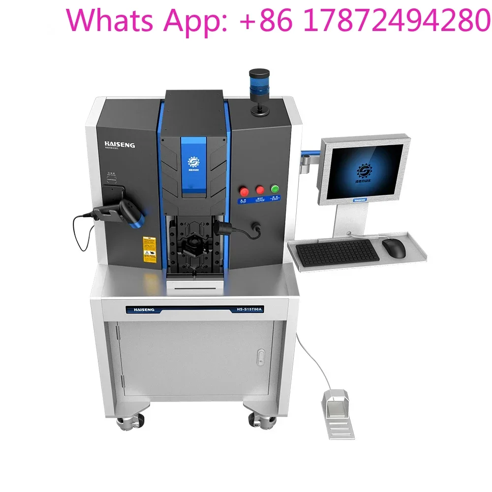 HS-SG40T 40T Servo Motor Terminal Crimping Machine 4500W AC220V Intelligent Crimping Tool for Hard & Soft Cables