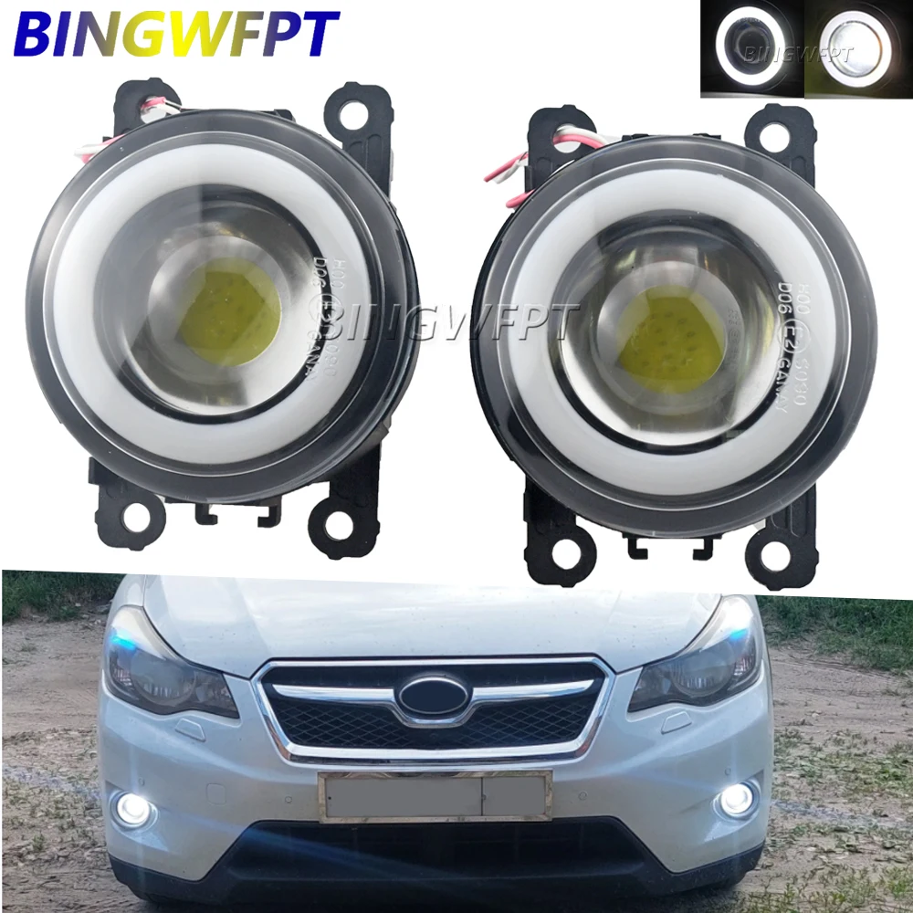 

Car Front Bumper Fog Light with Angel Eye DRL For Subaru XV Crosstrek 2013-2015 For Subaru Forester 2013 2014 2015 2016 2017