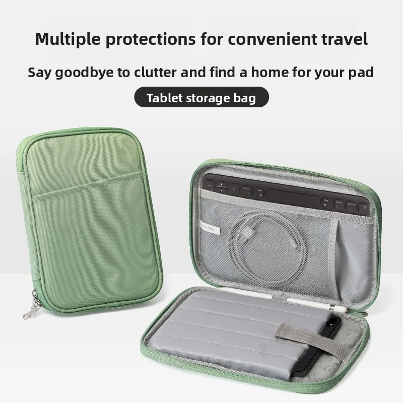 Tablet Case for Apple IPad Mini 6 7 8 Gen with  6/6.8 7/8 Inch E Reader Sleeve Protective Nylon Pouch Bag Cover