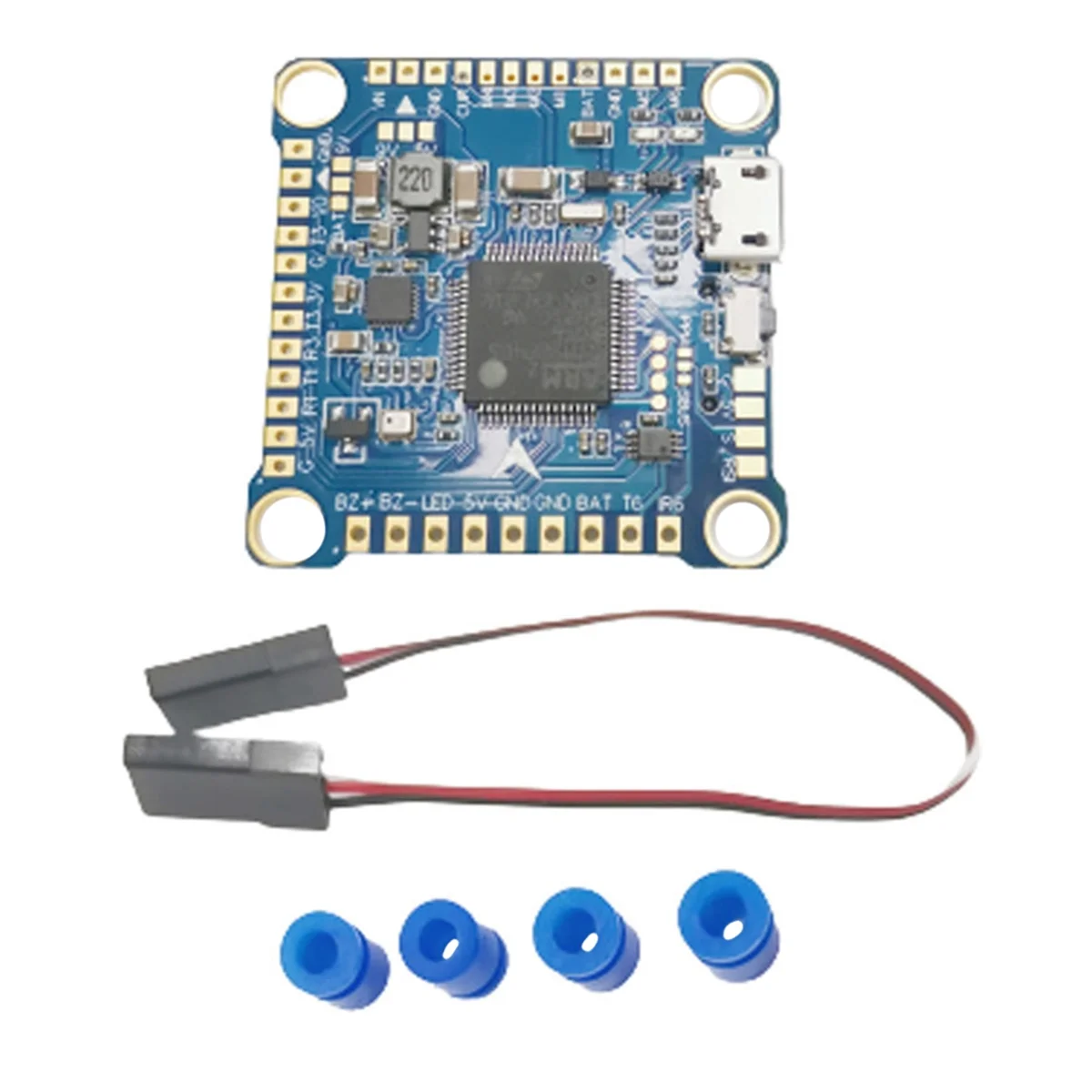 

AM-Betaflight F4 V3S Plus Flight Controller(F405)OSD 2-6S Built-in Barometer for RC FPV Racing Drone Quadcopter