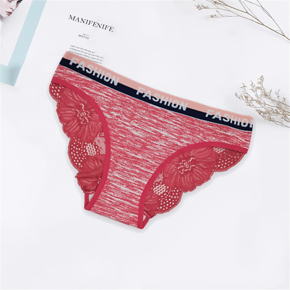 Women Sexy Cotton Panties Underwear Female Underpants Woman Briefs Cotton Pantys Girl Intimates Lingerie 5 pcs/lot