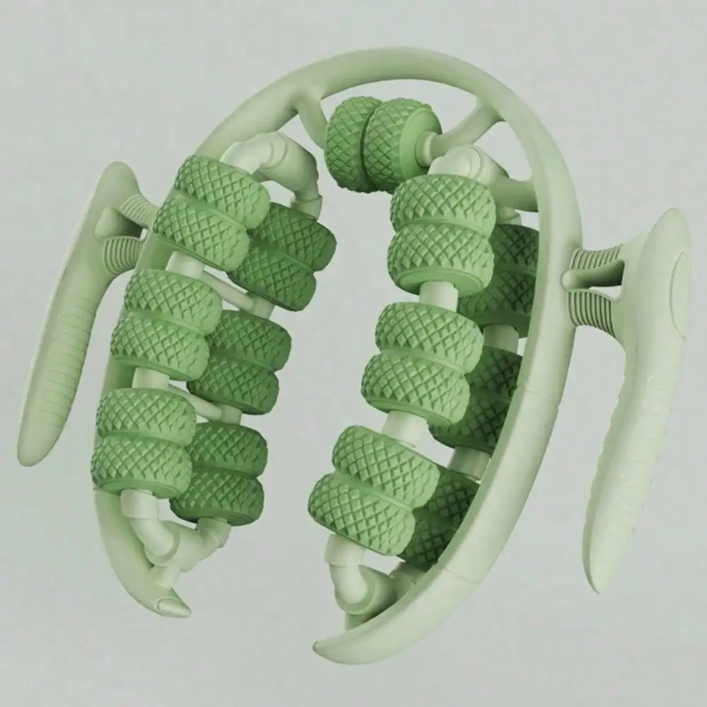 26-Round Leg Massager With Circular Leg Clamp Rollers Leg Shaper & Calf Muscle Relaxation Massage Tool Yoga Wheel