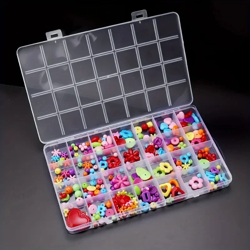1Pc Multifunctional Clear Plastic Organizer Box with Grids Container Craft Storage for Beads Organizer Art DIY Jewelry image 4