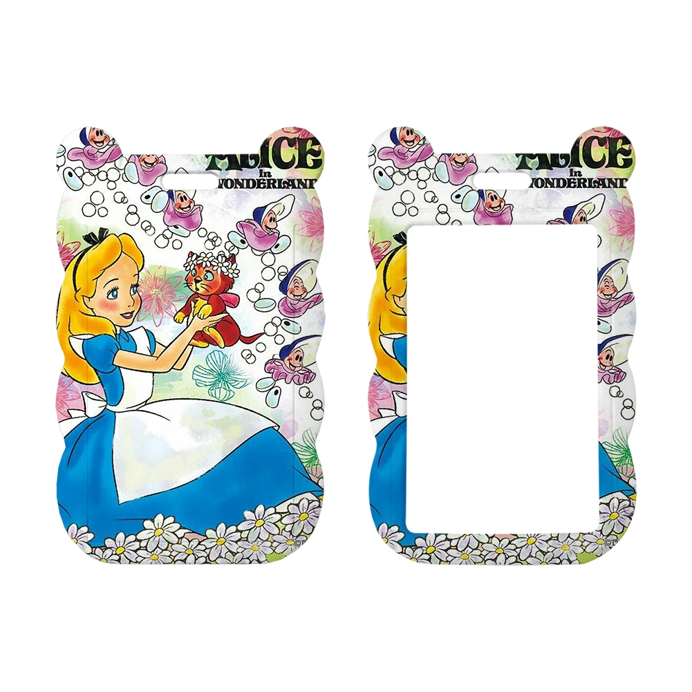 

Alice Designs Lanyards ID Badge Holder Hot Sale Disney Princess Strap Work Card Bus Access Card Holder Keychains Accessories