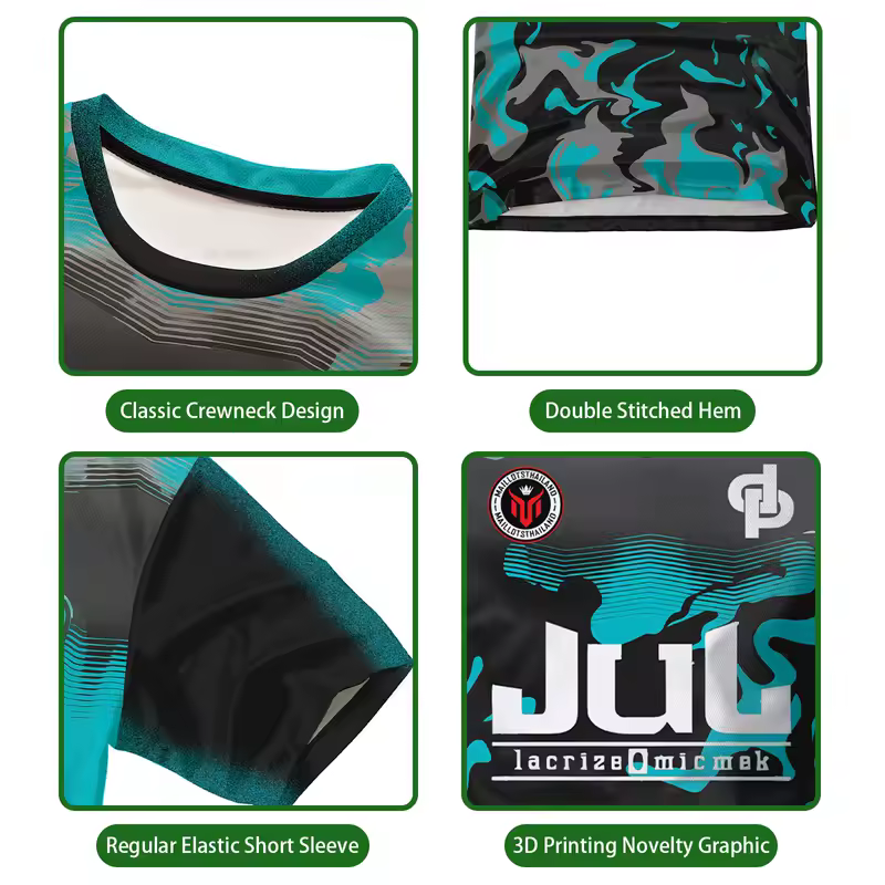 New Summer Maillot JUL Jersey Tchikita Youth Breathable Quick Dry Training Football T-shirt Men and Women Fashion Sports Tees - Image 3