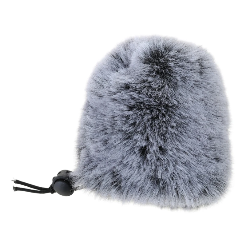 Szya microfone palco grosso para-brisa espuma pele artificial para microfones atr2500 at2035 at202