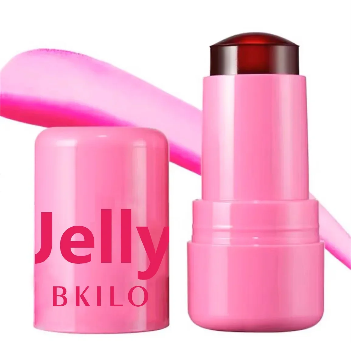 Jelly Cheek Blush Tint 3-in-1 Moisturized Blusher Sticker Water Long Lasting Brighten Matte Facial Contour Rouge Makeup