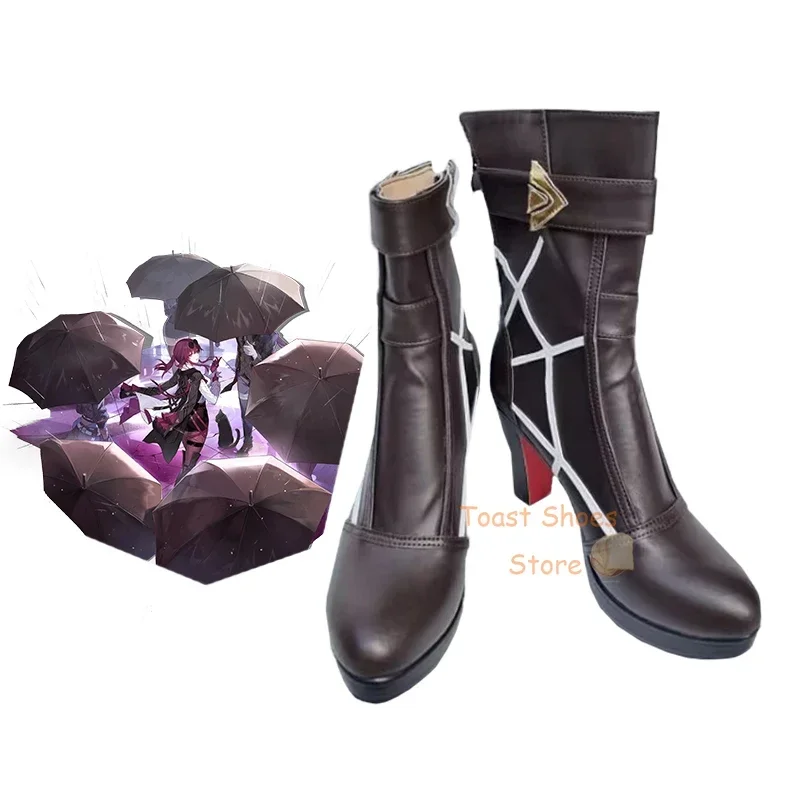 

Honkai Star Rail Kafka Обувь для косплея Комическая игра Ролевая игра для Con Хэллоуин Косплей Костюм Опора Обувь Сексуальные сапоги