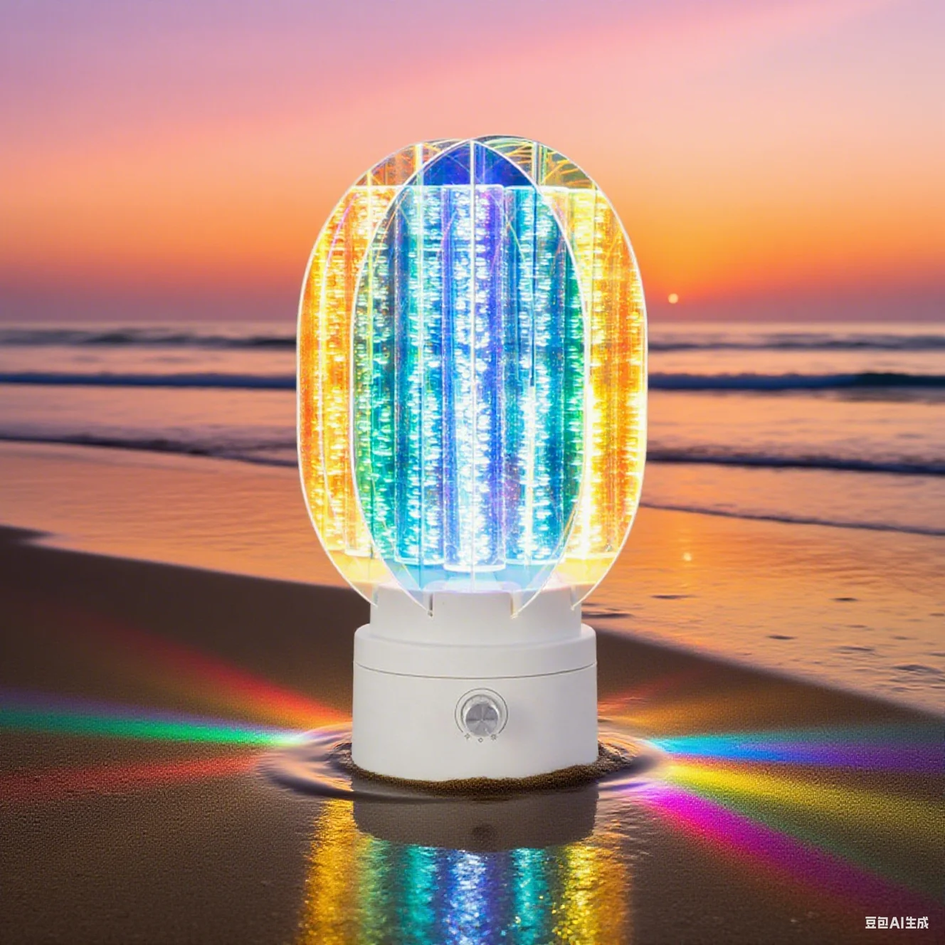 

Новый 3D вращающийся ночник Aurora с регулируемой яркостью, перезаряжаемая художественная настольная лампа, прикроватная лампа для спальни, дизайнерская декоративная настольная лампа