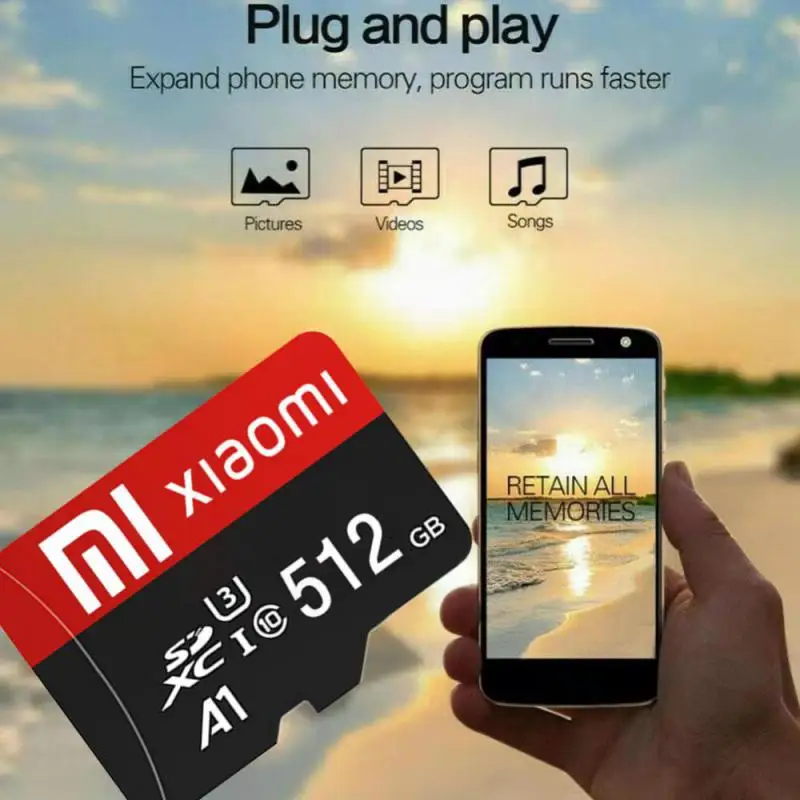 New Xiaomi 2TB Micro TF SD Card 1TB 512GB Memory Card 128GB 256GB TF SD Card High Speed Class10 For Camera/Phone Original