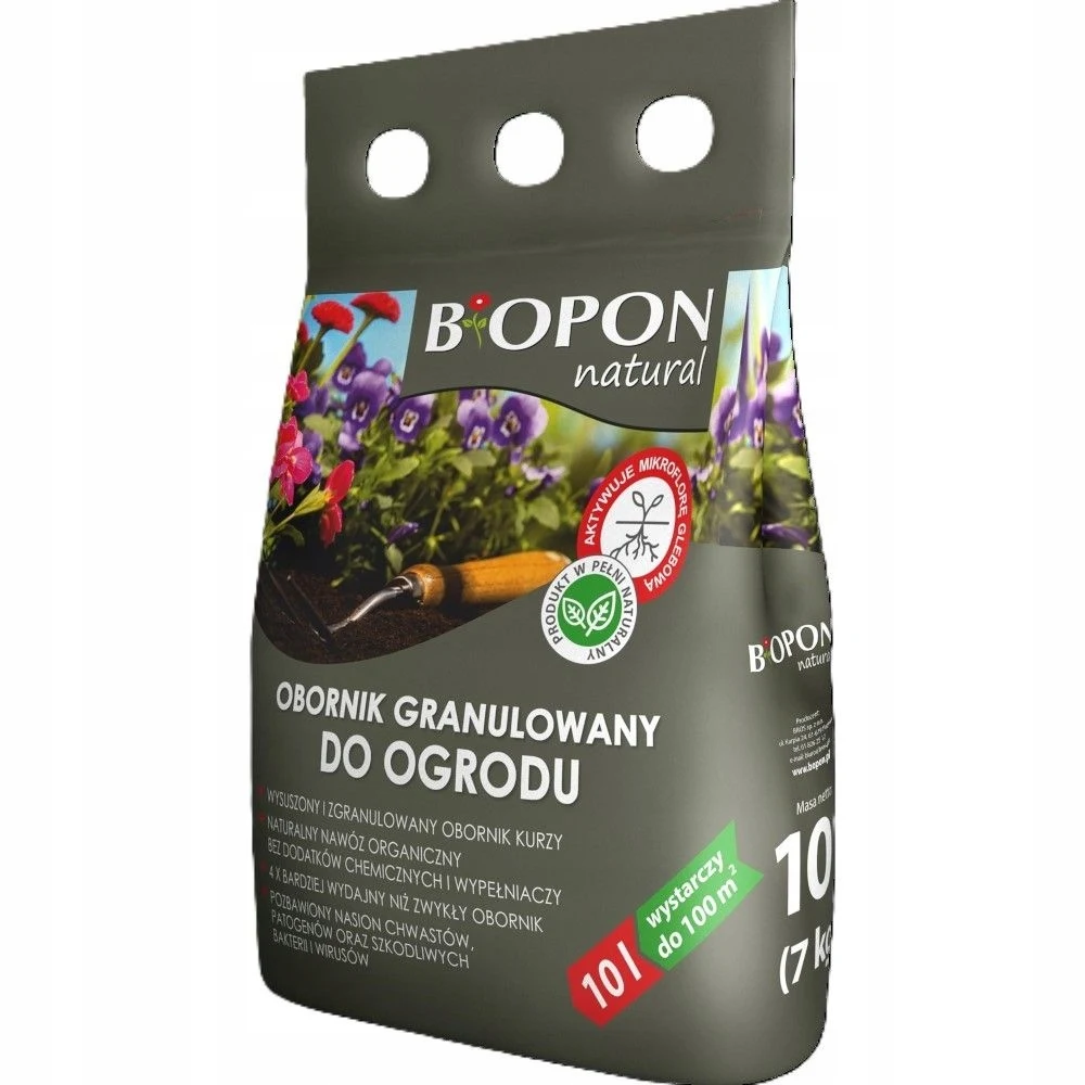 Estiércol de biopony, fertilizante granular natural orgánico para pollos, 10L