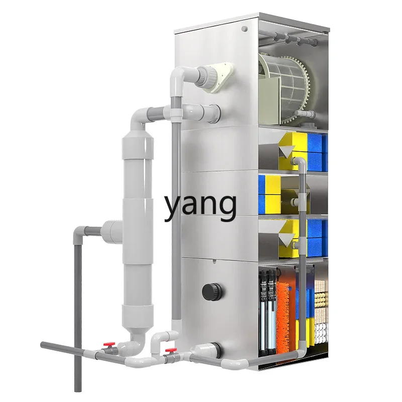 

LTT automatic drum filter, fish pond water circulation filter box 304 stainless steel outdoor